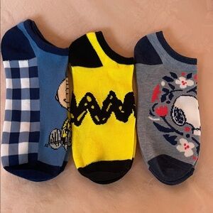 Peanuts Casual Ankle Socks - set of 3